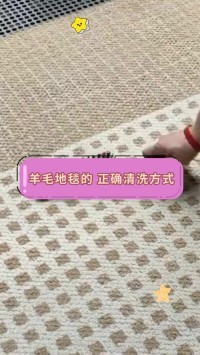 羊毛地毯清洁工具误区！清洁效果对比