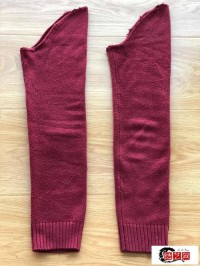 旧毛衣改造！制作毛线袜子
